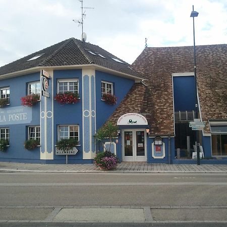 Hotel Restaurant De La Poste Mulhouse Ottmarsheim Bantzenheim Ngoại thất bức ảnh