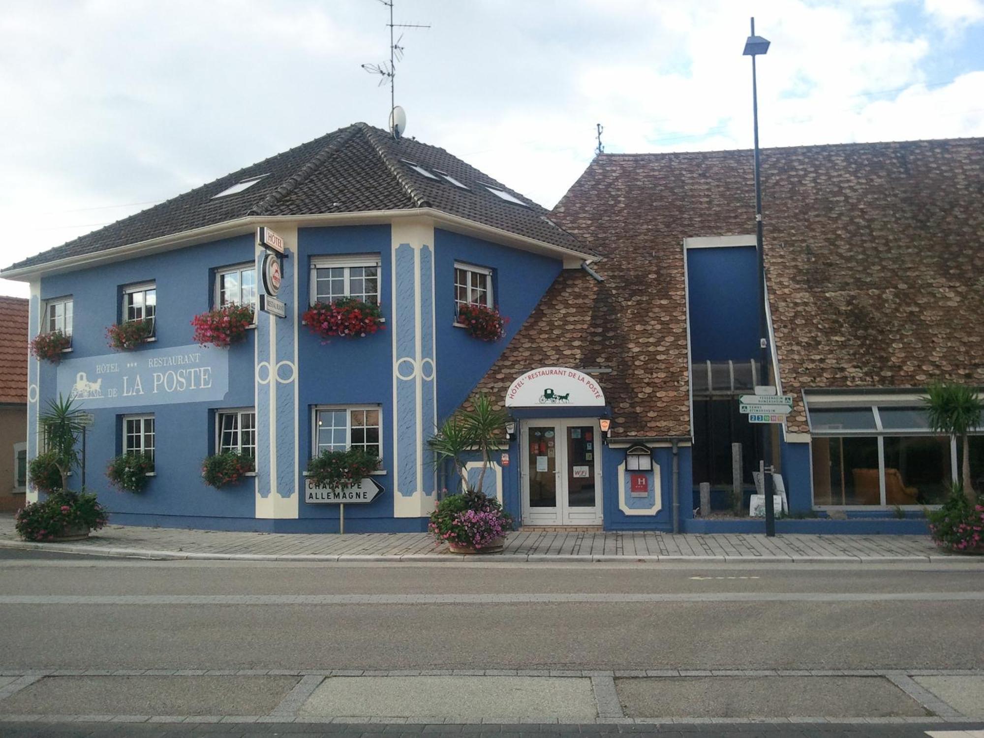 Hotel Restaurant De La Poste Mulhouse Ottmarsheim Bantzenheim Ngoại thất bức ảnh