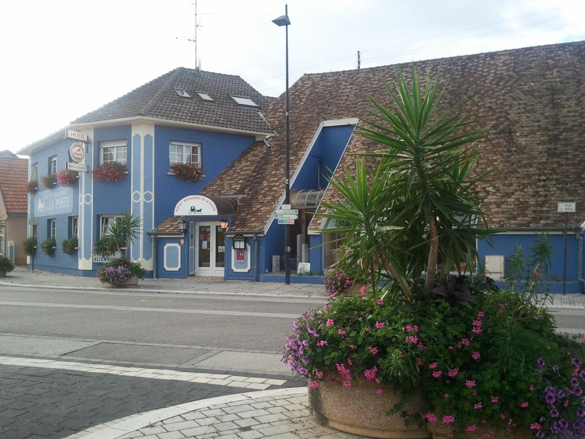 Hotel Restaurant De La Poste Mulhouse Ottmarsheim Bantzenheim Ngoại thất bức ảnh