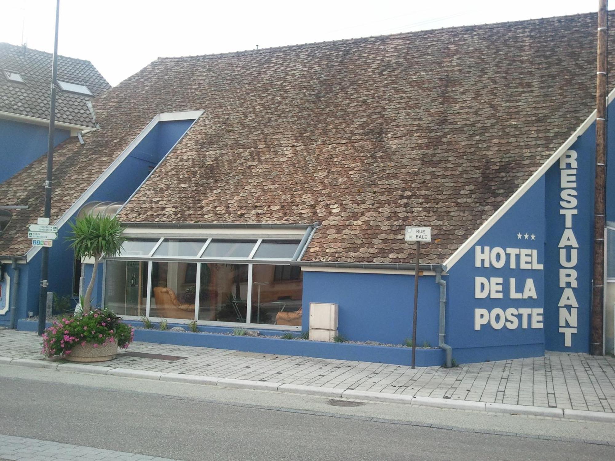Hotel Restaurant De La Poste Mulhouse Ottmarsheim Bantzenheim Ngoại thất bức ảnh