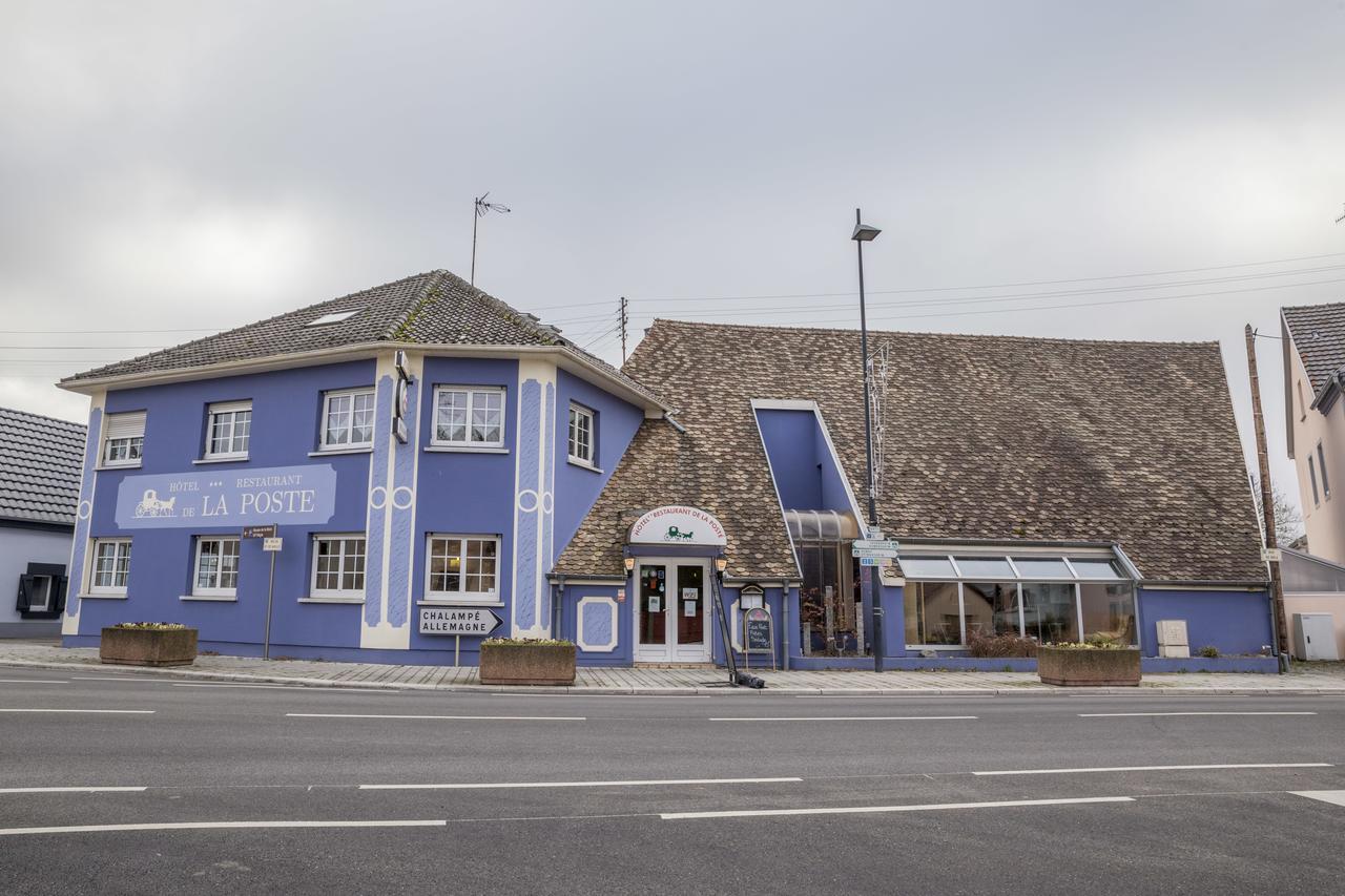 Hotel Restaurant De La Poste Mulhouse Ottmarsheim Bantzenheim Ngoại thất bức ảnh