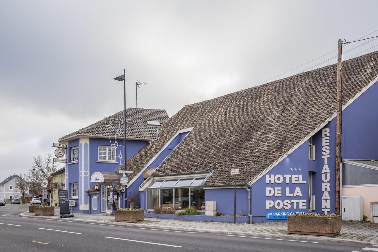 Hotel Restaurant De La Poste Mulhouse Ottmarsheim Bantzenheim Ngoại thất bức ảnh