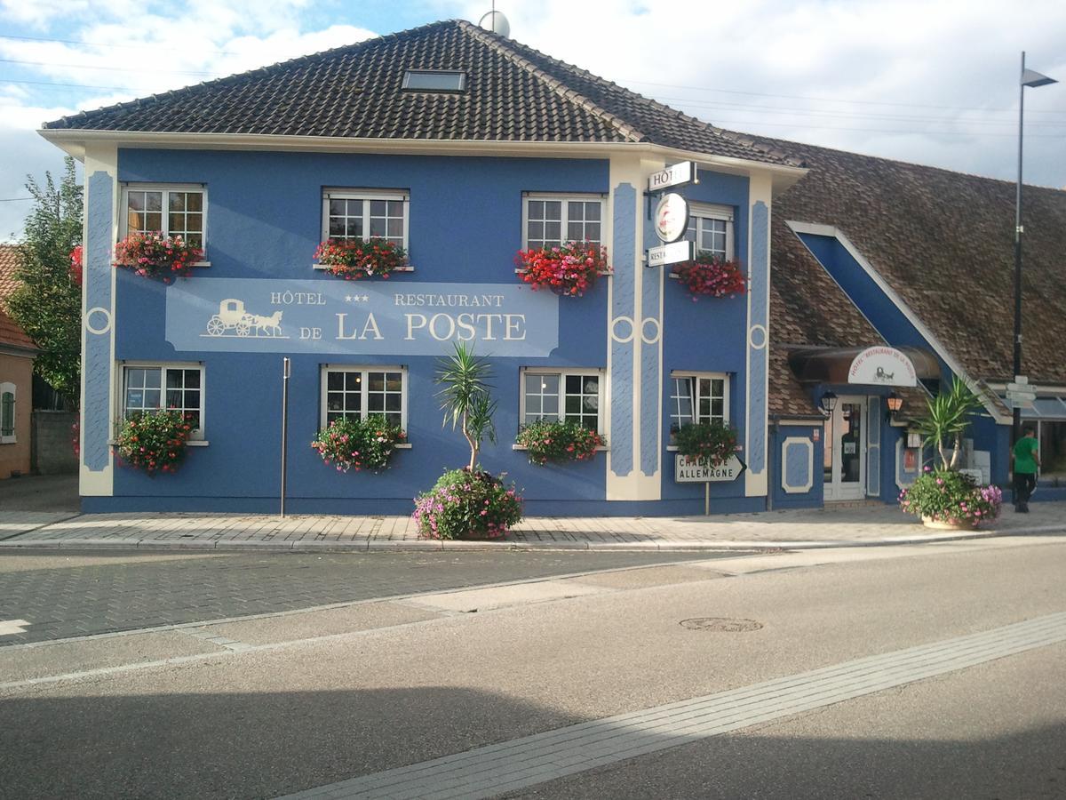 Hotel Restaurant De La Poste Mulhouse Ottmarsheim Bantzenheim Ngoại thất bức ảnh